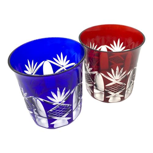 切子ロックグラス 2Pセット