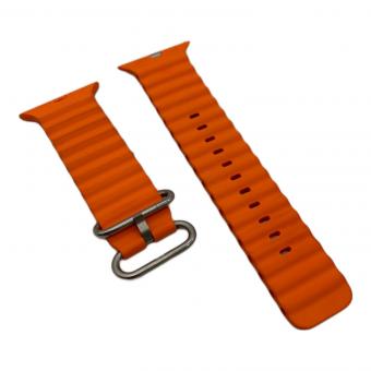 Apple (アップル) applewatch用バンド オレンジオーシャンバンド