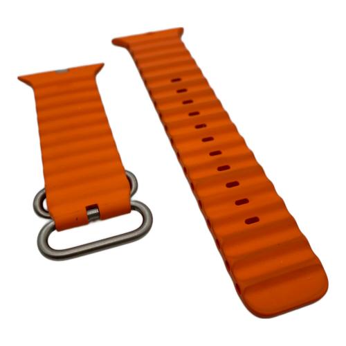Apple (アップル) applewatch用バンド オレンジオーシャンバンド