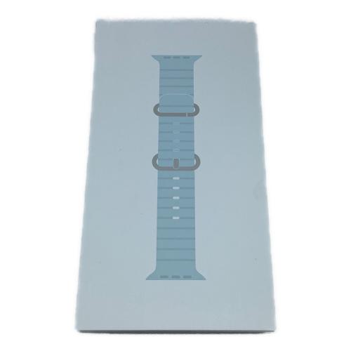 Apple (アップル) applewatchバンド 49mmケース用オーシャンバンド MXTF3FE/A アイスブルー ナチュラルチタニウム