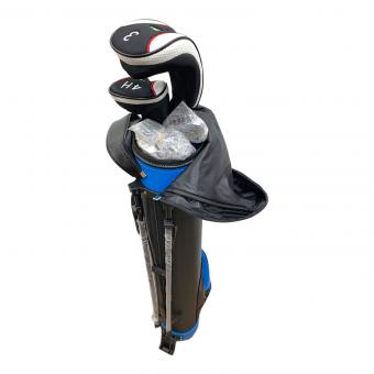 Golzy (ゴルジー) ゴルフクラブ クラブ&キャディーバッグセット 5本セット 未使用品 ブラック×ブルー