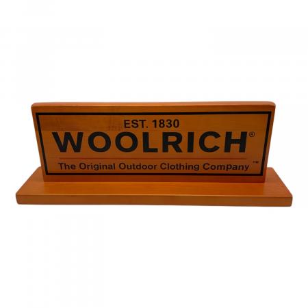 非売品!! wool rich(ウールリッチ)/木製/広告ディスプレイ/看板 WOOLRICH (ウールリッチ) 木製看板 非売品｜トレファクONLINE