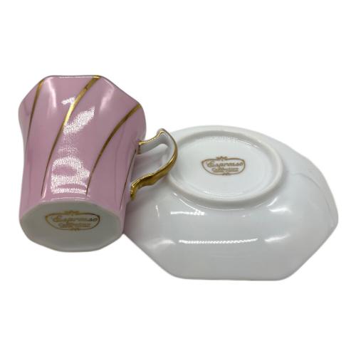 HOYA (ホーヤ) デミタスカップ&ソーサー ピンク