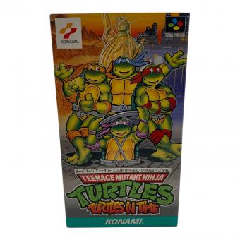 コナミ スーパーファミコン用ソフト ティーンエイジ ミュータント ニンジャタートルズ タートルズ イン タイム -