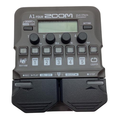 ZOOM (ズーム) アコースティック楽器用マルチエフェクター アダプタ欠品 A1 FOUR