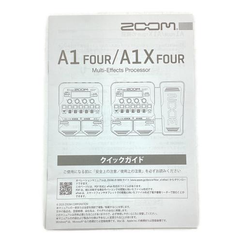 ZOOM (ズーム) アコースティック楽器用マルチエフェクター アダプタ欠品 A1 FOUR