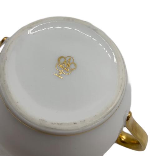 大倉陶園 (オオクラトウエン) シュガーポット ゴールドライン