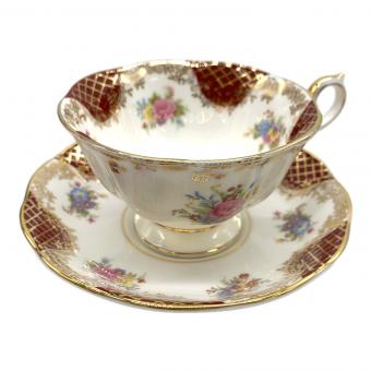 ROYAL ALBERT (ロイヤルアルバート) カップ&ソーサー レッド キャサリン エンプレスシリーズ