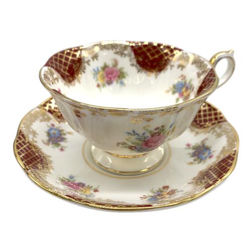 ROYAL ALBERT (ロイヤルアルバート) カップ&ソーサー レッド キャサリン エンプレスシリーズ