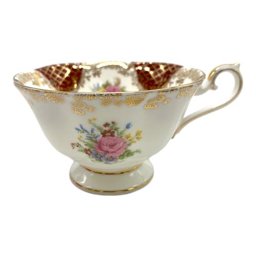 ROYAL ALBERT (ロイヤルアルバート) カップ&ソーサー レッド キャサリン エンプレスシリーズ