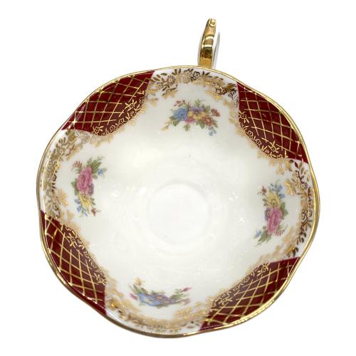 ROYAL ALBERT (ロイヤルアルバート) カップ&ソーサー レッド キャサリン エンプレスシリーズ