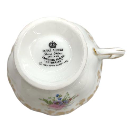 ROYAL ALBERT (ロイヤルアルバート) カップ&ソーサー レッド キャサリン エンプレスシリーズ