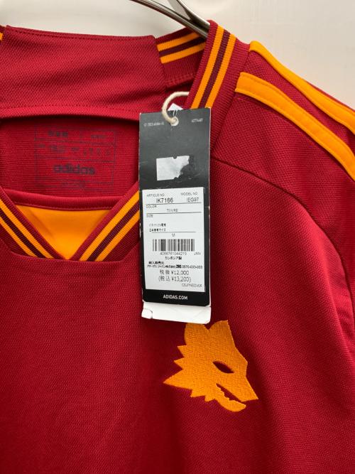 adidas (アディダス) レプリカユニフォーム メンズ SIZE M レッド×オレンジ ASローマ 2023-24 IK7166 IEG97