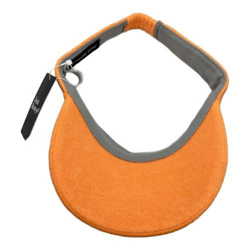 JACK BUNNY (ジャックバニー) サンバイザー(ゴルフ) メンズ オレンジ