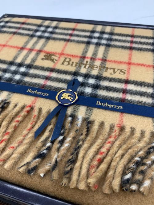 BURBERRY (バーバリー) ラムウール膝掛け