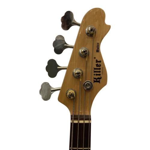Killer (キラー) KB-MALICE Black PJタイプ エレキベース ピックアップカバー付 @