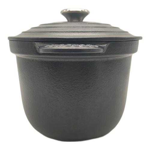 LE CREUSET (ルクルーゼ) 鍋 ブラック ココット・エブリィ 20