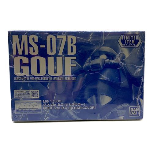 BANDAI (バンダイ) ガンプラ MG 1/100 グフ Ver.2.0 クリアカラー