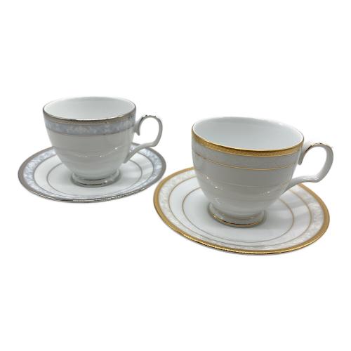 Noritake (ノリタケ) カップ&ソーサー ハンプシャーゴールド 2Pセット