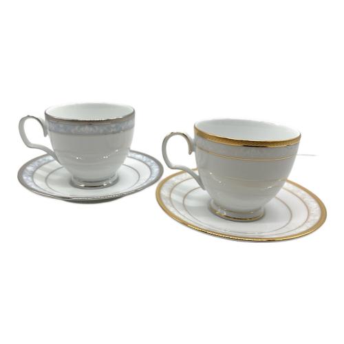 Noritake (ノリタケ) カップ&ソーサー ハンプシャーゴールド 2Pセット