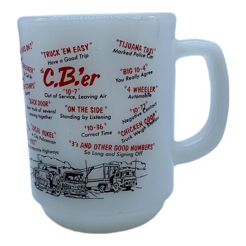 Fire King (ファイヤーキング) マグカップ C.B.'ber