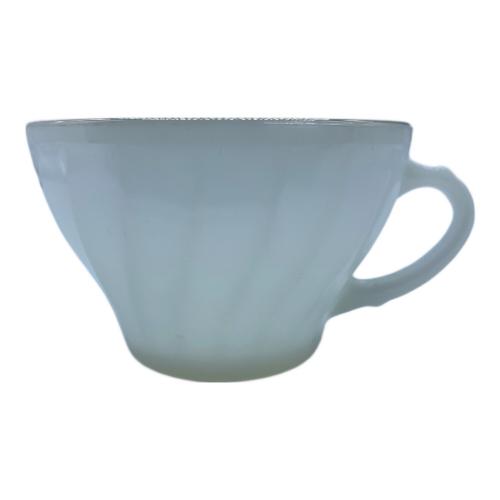 Fire King (ファイヤーキング) ティーカップ スワール ゴールドリム