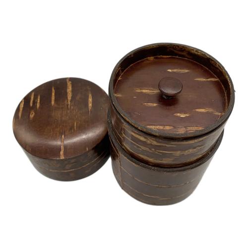 桜皮細工 (オウヒザイク) 茶器セット