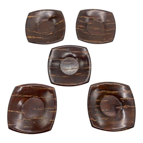 桜皮細工 (オウヒザイク) 茶器セット