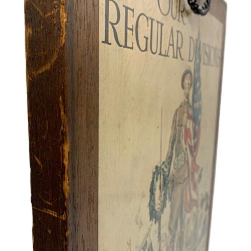 置物 木製看板 OUR REGULARBDIVISIONS
