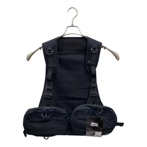 Abu Garcia (アブガルシア) フィッシングベスト メンズ SIZE Free ブラック マウンテンストリーム FWフィッシングベスト ブラック