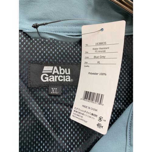 Abu Garcia (アブガルシア) ウォーターレジスタント フィッシングアノラック メンズ SIZE XL ブルーグレー