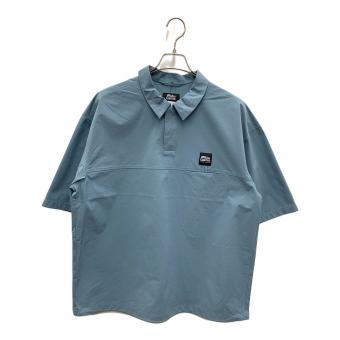 Abu Garcia (アブガルシア) ウォーターレジスタント フィッシングポロ メンズ SIZE XL ブルーグレー