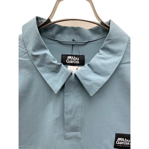Abu Garcia (アブガルシア) ウォーターレジスタント フィッシングポロ メンズ SIZE XL ブルーグレー
