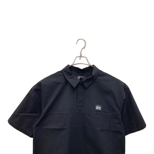 Abu Garcia (アブガルシア) ウォーターレジスタント フィッシングポロ メンズ SIZE L ブラック