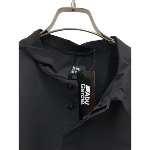 Abu Garcia (アブガルシア) ウォーターレジスタント フィッシングポロ メンズ SIZE L ブラック