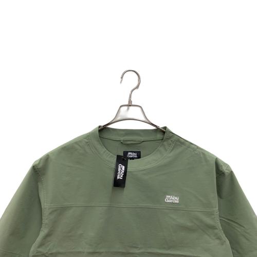 Abu Garcia (アブガルシア) ウォーターレジスタント フィッシングTシャツ メンズ SIZE L オリーブ