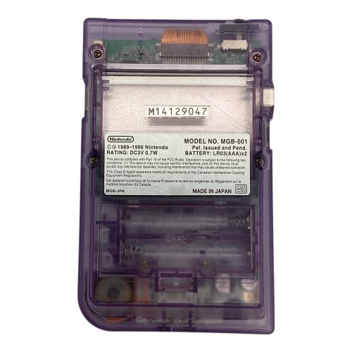 Nintendo (ニンテンドー) GAMEBOY COLOR ▲ スケルトン