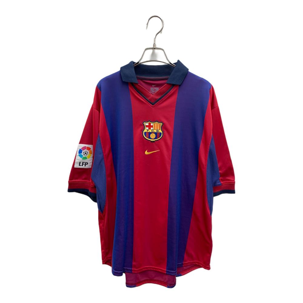 ナイキ JFA ナショナルトレセン ゲームシャツ XXL 支給品 非売品 ウェア NIKE (ナイキ) ゲームシャツ メンズ SIZE M レッド×ネイビー