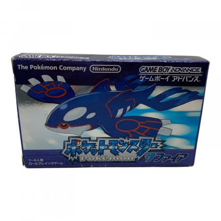 ゲームボーイアドバンス用ソフト ポケットモンスター サファイア CERO