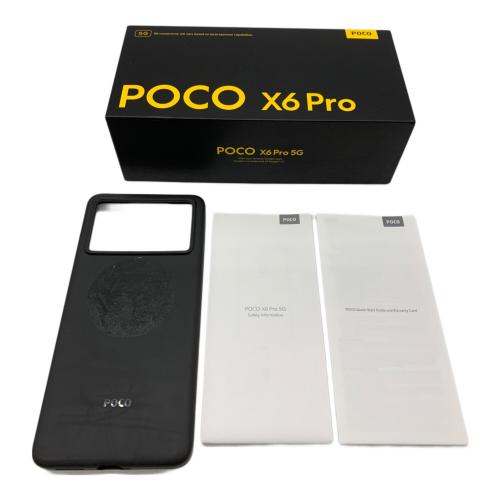 Xiaomi (シャオミ) POCO X6 Pro 5G サインアウト確認済 868989075765402 ー SIM FREE 修理履歴無し 512GB ー 程度:Bランク 2024年発売 未商品化
