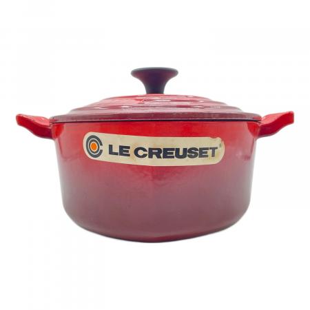 LE CREUSET (ルクルーゼ) 鍋 レッド ハート ココット・ロンド