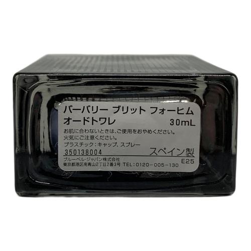 BURBERRY (バーバリー) オードトワレ 30ml 残量80%-99% ブリット フォーヒム
