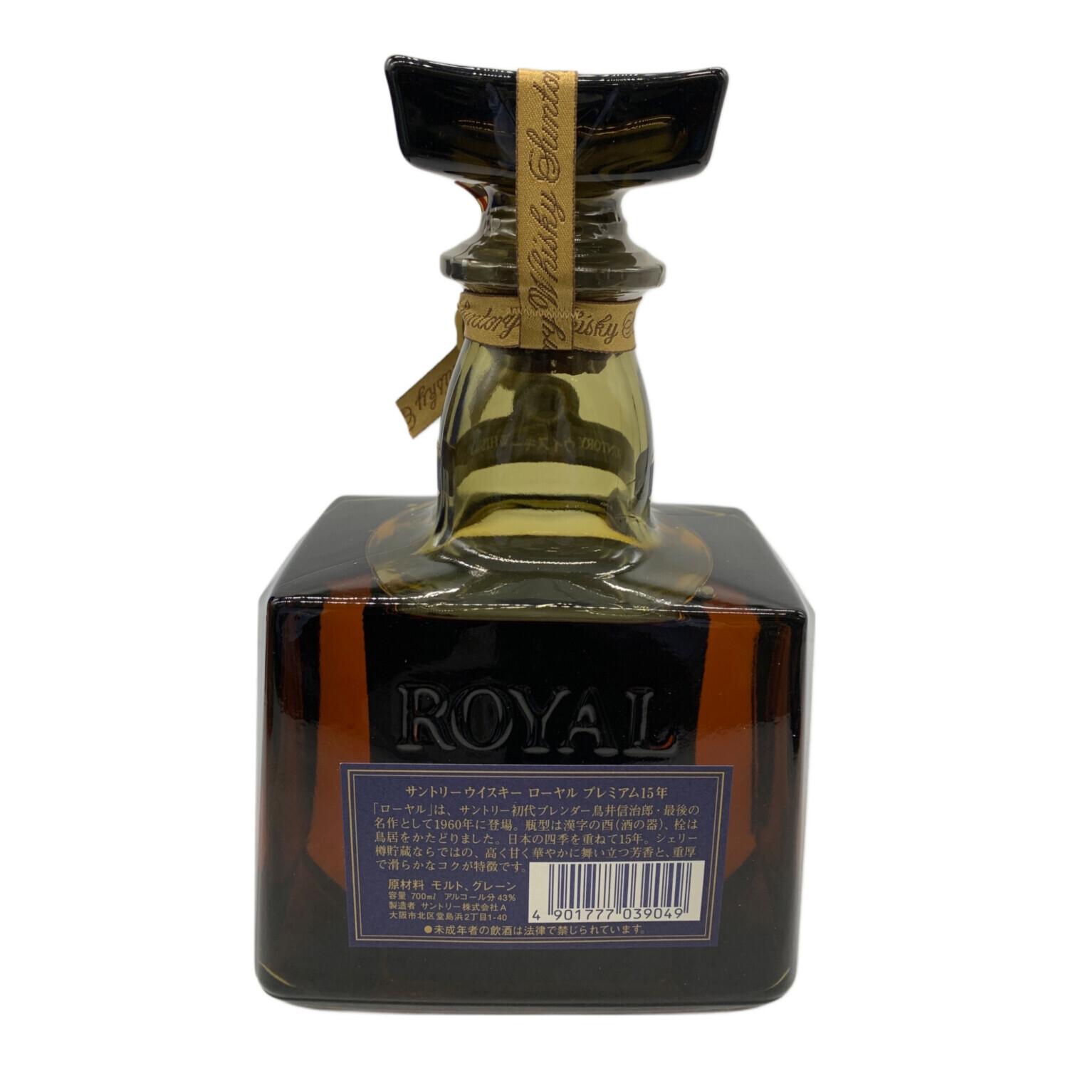 サントリー ロイヤル 15年 未開封 サントリーローヤル 15年 未開封