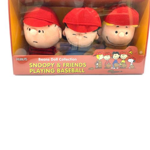PEANUTS (ピーナッツ) ヌイグルミ スヌーピーソフトビーンドールセット 野球