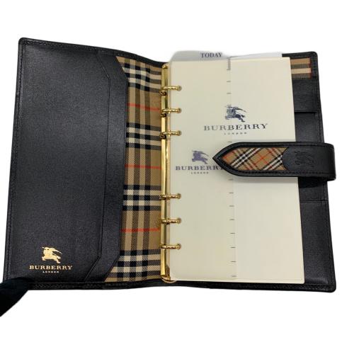 BURBERRY LONDON (バーバリーロンドン) 手帳 ブラック