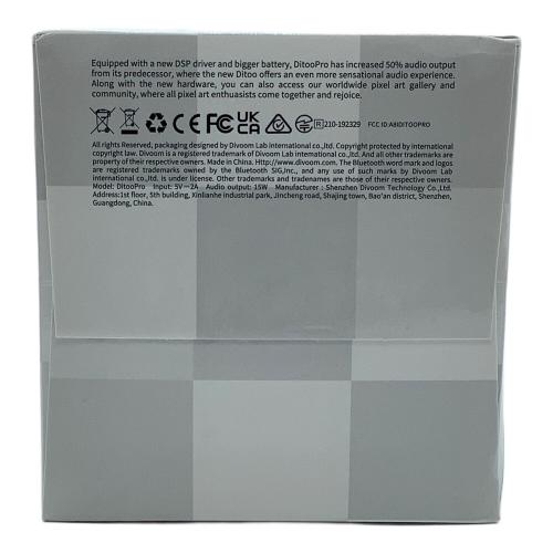 DIVOOM (ディブーム) ワイヤレススピーカー DitooPro
