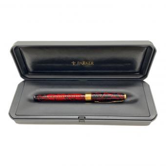 PARKER (パーカー) 万年筆 ペン先 K18 ブラック×レッド ソネット