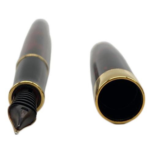 PARKER (パーカー) 万年筆 ペン先 K18 ブラック×レッド ソネット