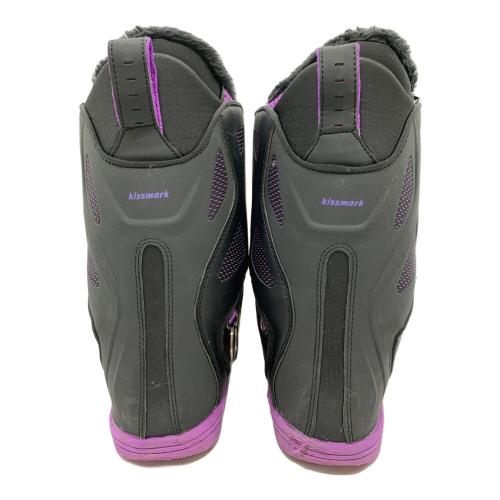 KISSMARK (キスマーク) スノーボードブーツ IHEAT レディース SIZE 24.5cm ブラック×パープル