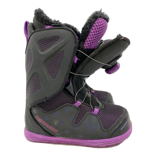 KISSMARK (キスマーク) スノーボードブーツ IHEAT レディース SIZE 24.5cm ブラック×パープル